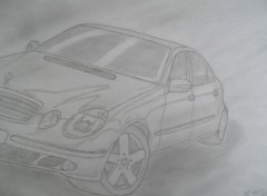 Wallpapers Art - Pencil Mercedes Class-E