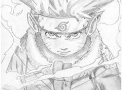 Fonds d'cran Art - Crayon Naruto