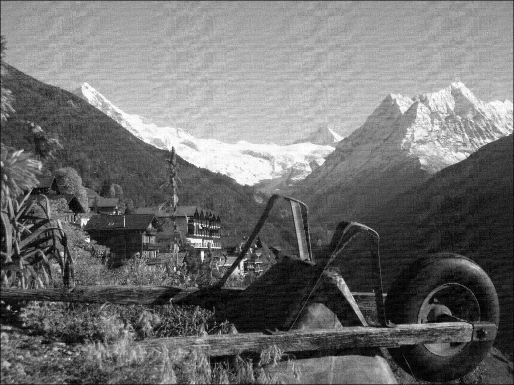 Fonds d'cran Voyages : Europe Suisse Dent d'Hrens et village de St-Martin