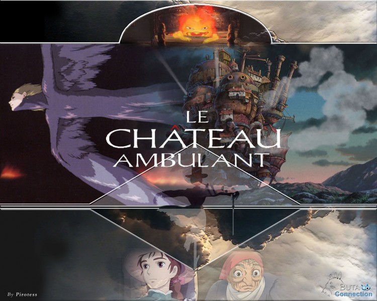 Wallpapers Cartoons Howl's Moving Castle Ciel orageux pour le magicien...