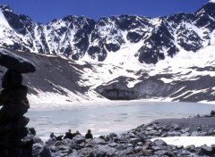 Wallpapers Nature Lac de glacier - Parc des Ecrins