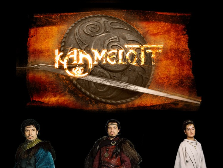 Fonds d'cran Sries TV Kaamelott Kaamelott, le Roi, la Rne et le Beau-Pre