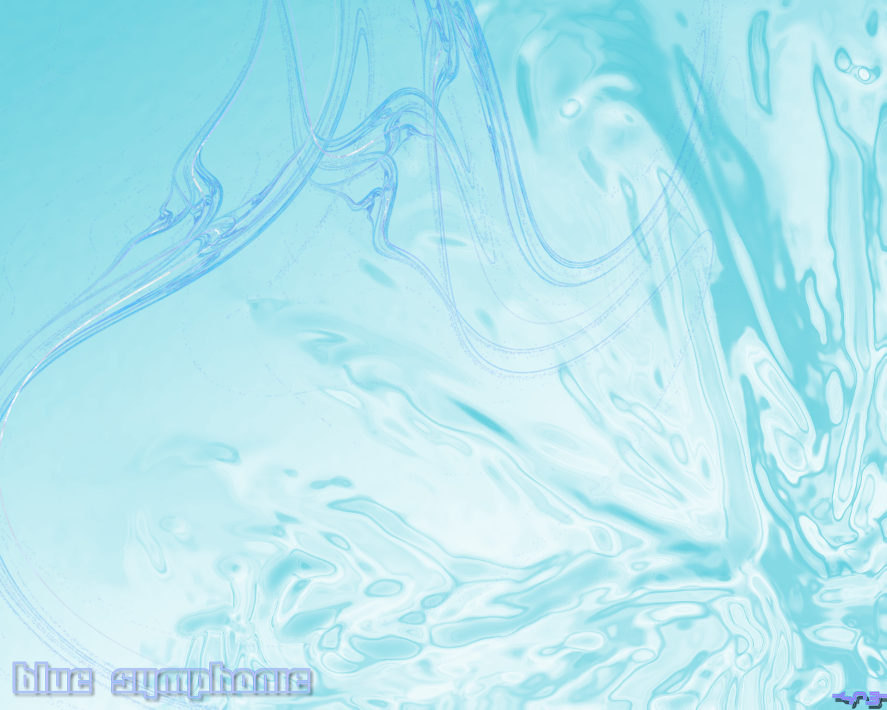 Wallpapers Digital Art Abstract Blue Symphonie