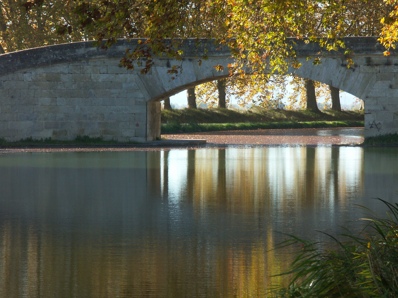 Fonds d'cran Constructions et architecture Ponts - Aqueducs Canal du midi