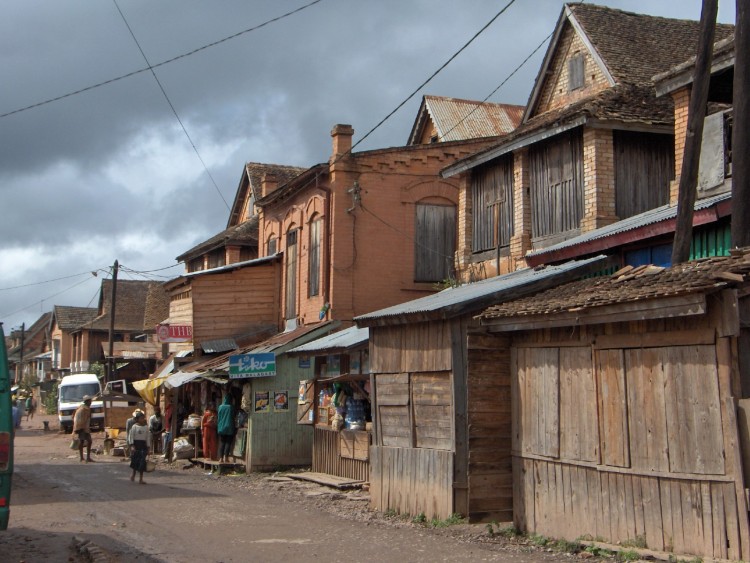 Fonds d'cran Voyages : Afrique Madagascar Village vers Fianarantsoa