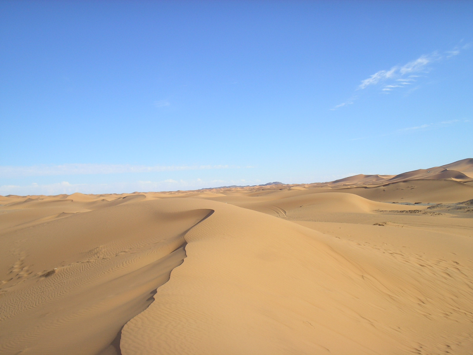 Fonds d'cran Nature Déserts dune de marzouga maroc