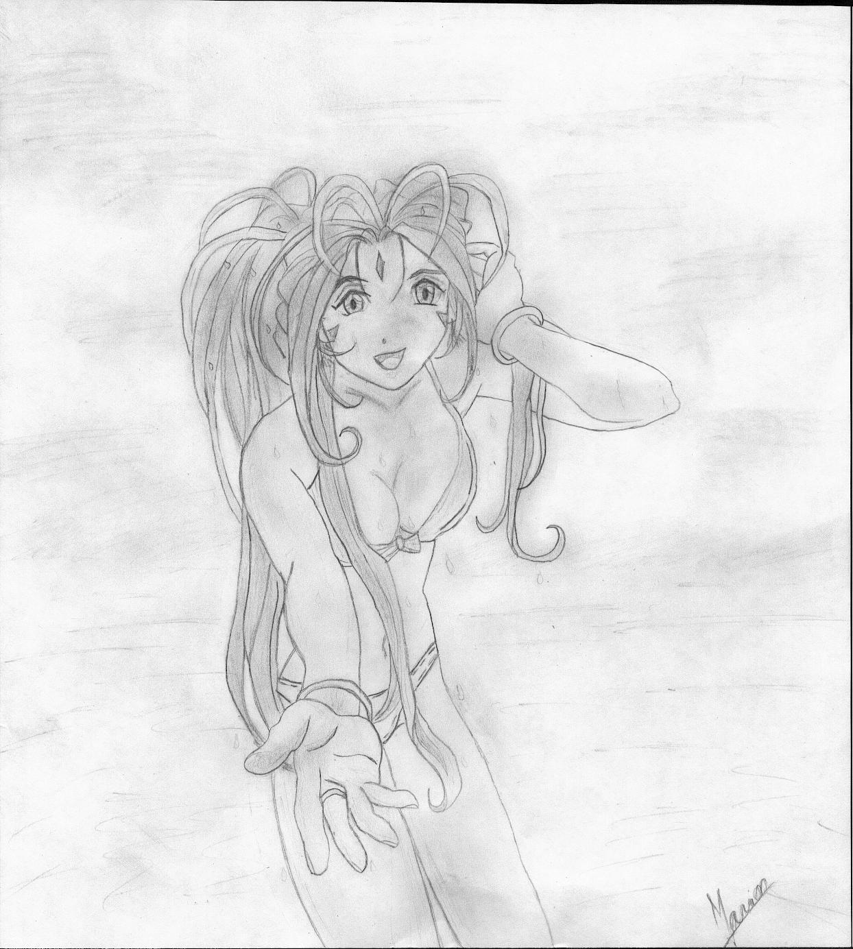 Fonds d'cran Art - Crayon Manga - Ah ! My Goddess 