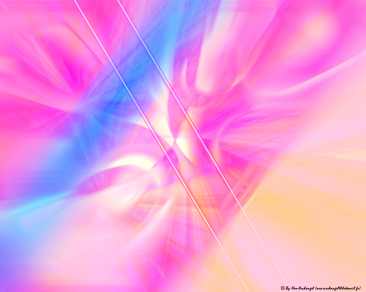 Wallpapers Digital Art Abstract Travers de rayons