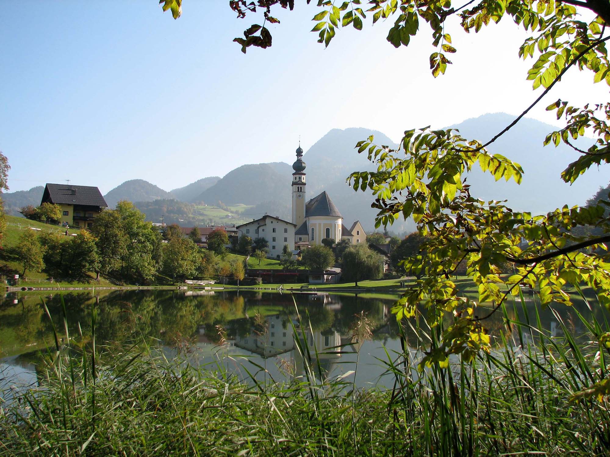 Fonds d'cran Nature Paysages village tirolien