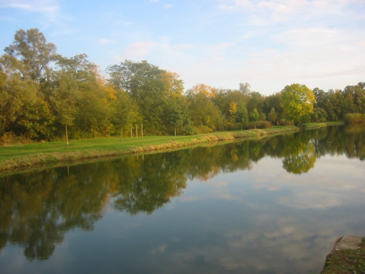 Fonds d'cran Nature Saisons - Automne Canal de St-Quentin  Sraucourt le grand