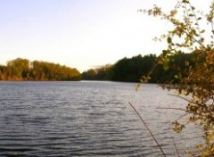 Fonds d'cran Nature Panorama lac d'automne