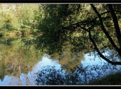 Fonds d'cran Nature Etang-automne