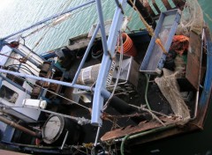 Fonds d'cran Bateaux bateau de pche ctire