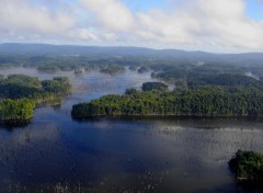 Wallpapers Nature survol de la fort amazonienne