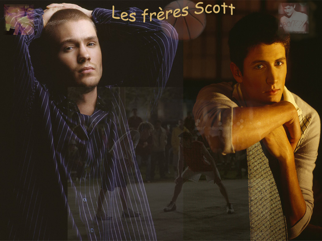 Wallpapers TV Soaps One Tree Hill Lucas vs Nathan