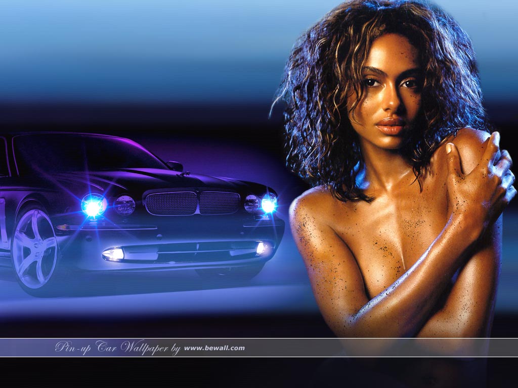 Wallpapers Cars Girls and cars Pin-up Car Wallpaper 2005 by bewall.com