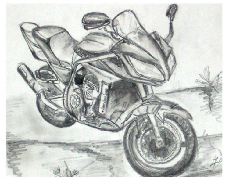 Wallpapers Art - Pencil Cars and motorbikes Moto