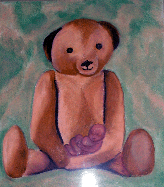 Fonds d'cran Art - Crayon Peluches Sans titre.