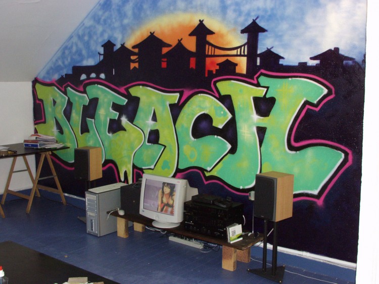 Wallpapers Art - Painting Graffitis Bleach Room