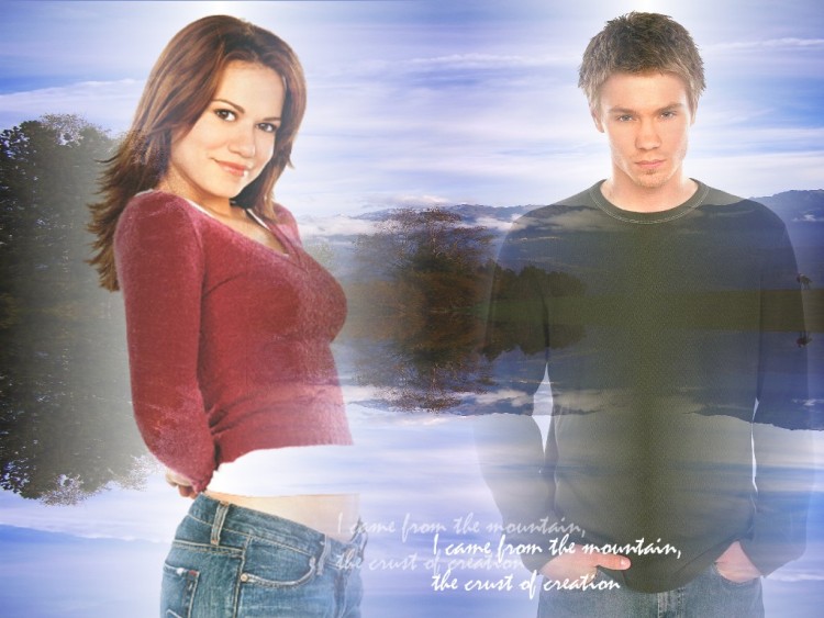 Fonds d'cran Sries TV Les Frres Scott (One Tree Hill) lucas et hailey