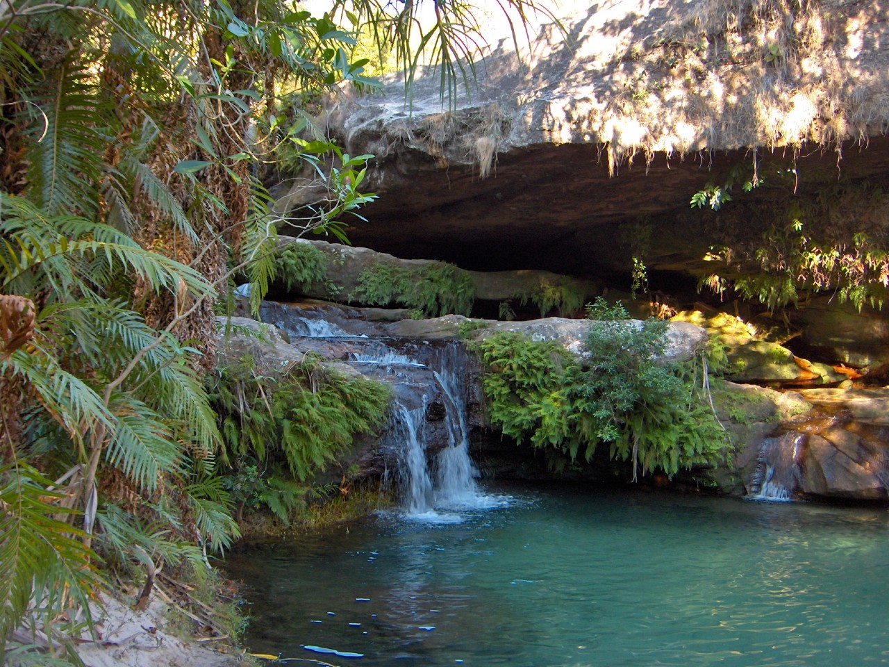 Wallpapers Nature Waterfalls Piscine naturelle dans le massif de l'Isalo