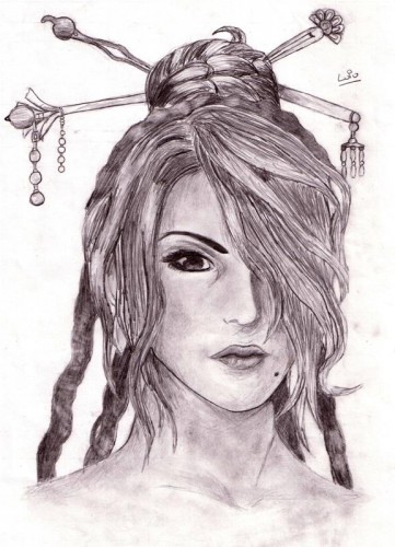 Fonds d'cran Art - Crayon Manga - Final Fantasy lulu