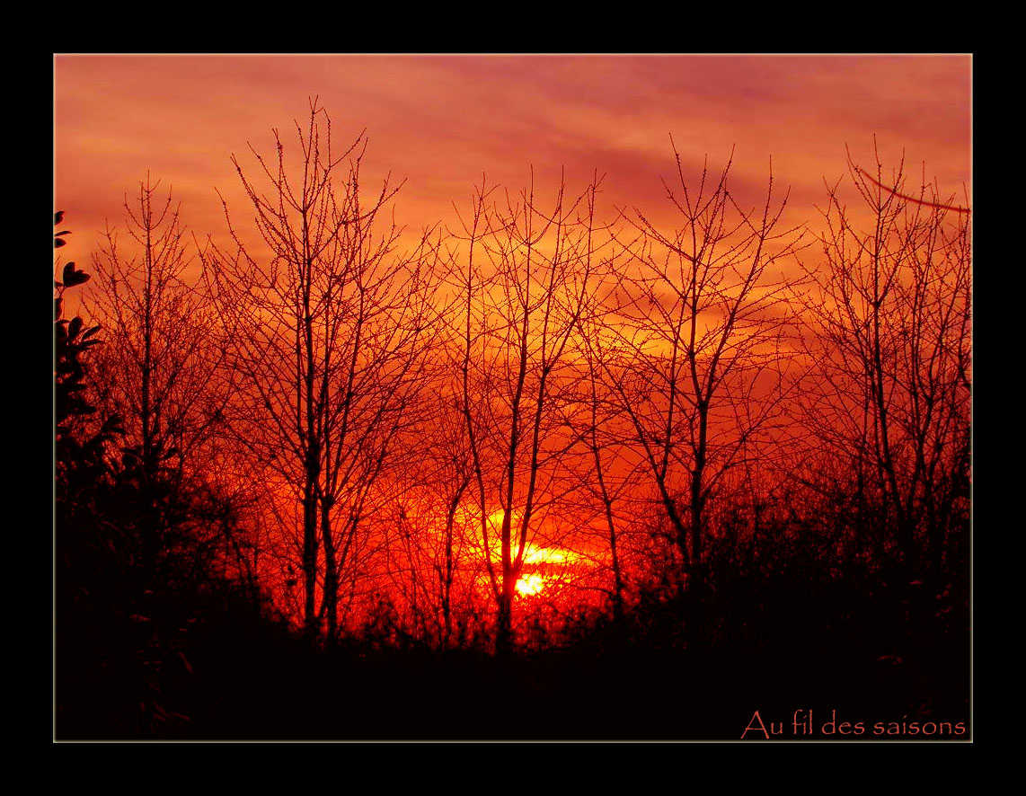 Wallpapers Nature Sunsets and sunrises Coucher de soleil