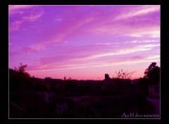 Wallpapers Nature Un couch de soleil  la campagne