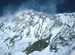 Fonds d'cran Nature Violent winds over Annapurna, Nepal