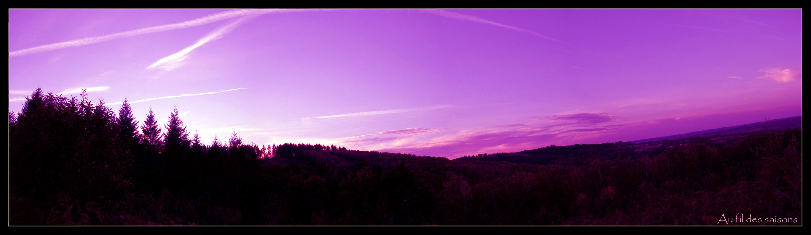 Fonds d'cran Nature Couchers et levers de Soleil Panorama du limousin