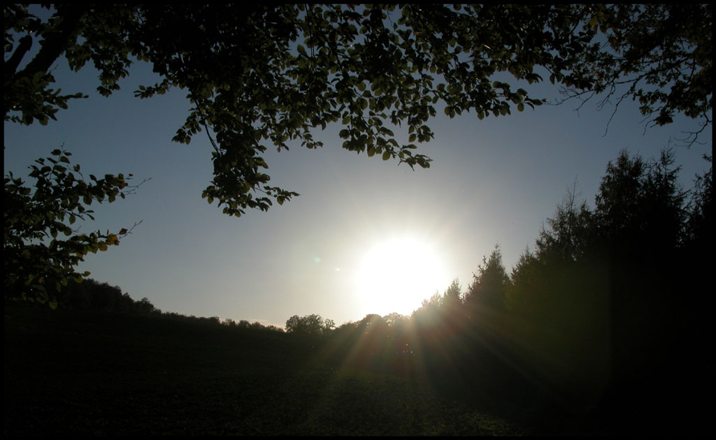 Fonds d'cran Nature Couchers et levers de Soleil Rayons du soir