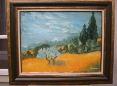 Wallpapers Art - Painting Coteau en Provence