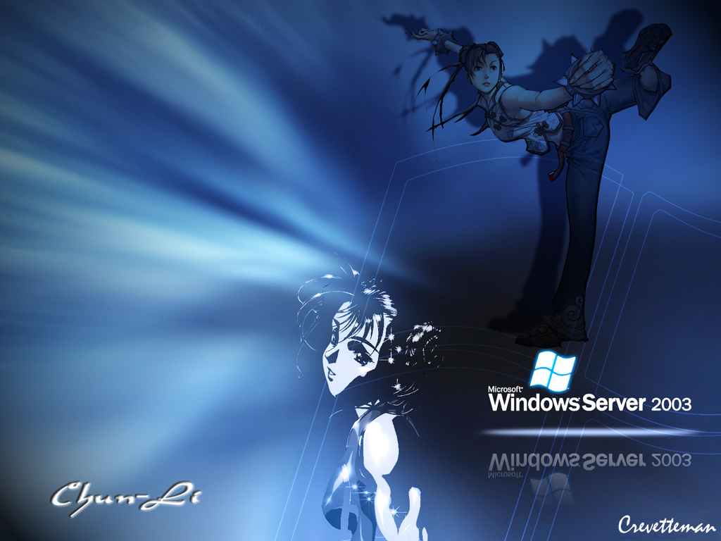 Fonds d'cran Informatique Windows 2003 Server Chun Li Win 2003