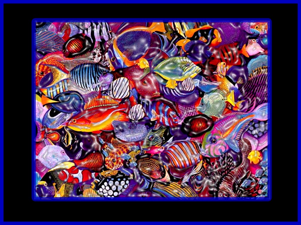 Wallpapers Digital Art Animals Poissons comme des sardines