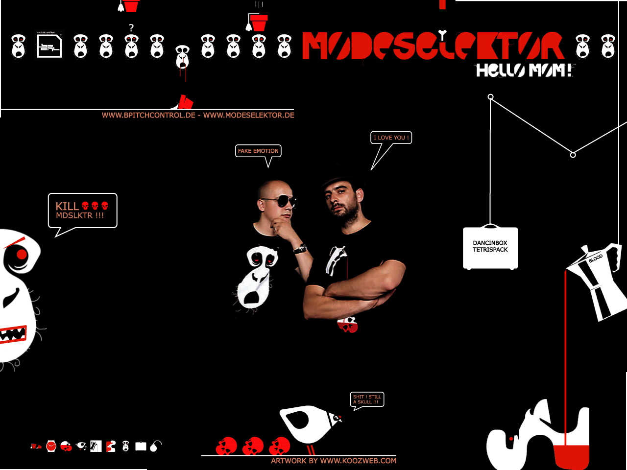 Wallpapers Music Modeselektor Hello Mom !