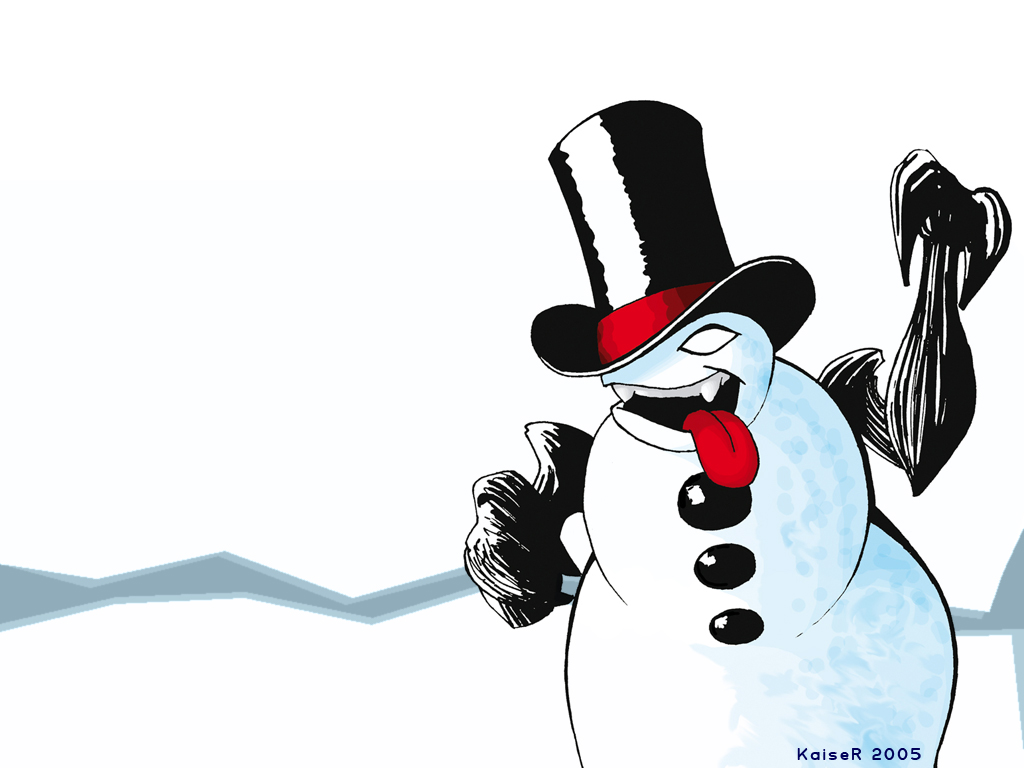 Wallpapers Digital Art Abstract PsyKotyK SnowMaN