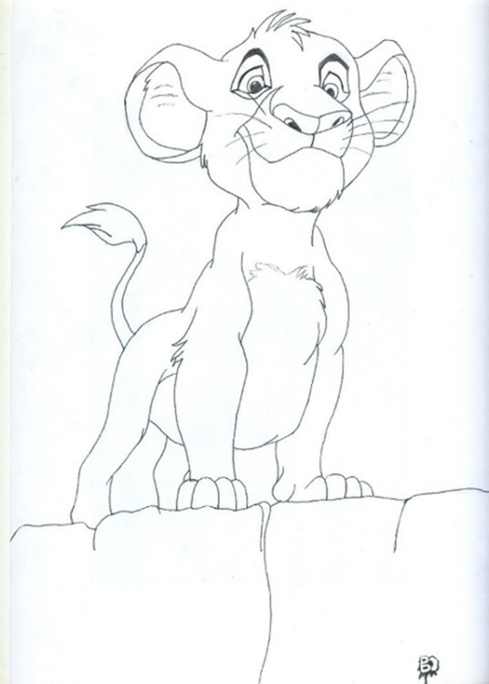 Wallpapers Art - Pencil Cartoons - The Lion King dessin de boris