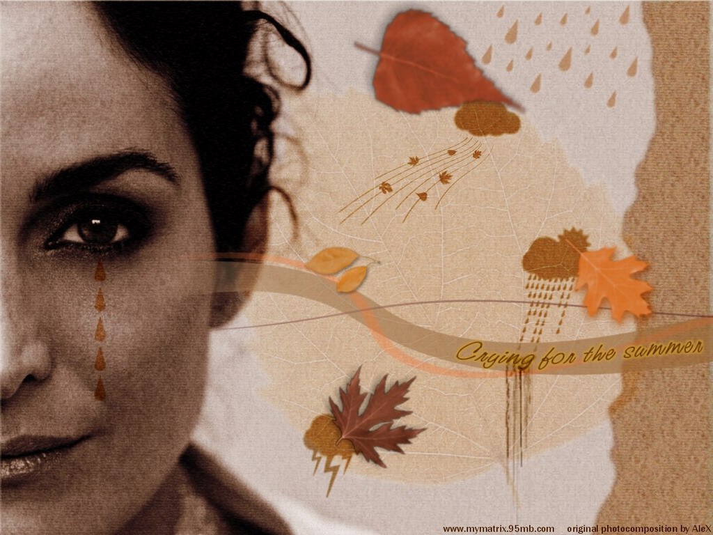 Wallpapers Celebrities Women Carrie-Anne Moss Crying for the summer