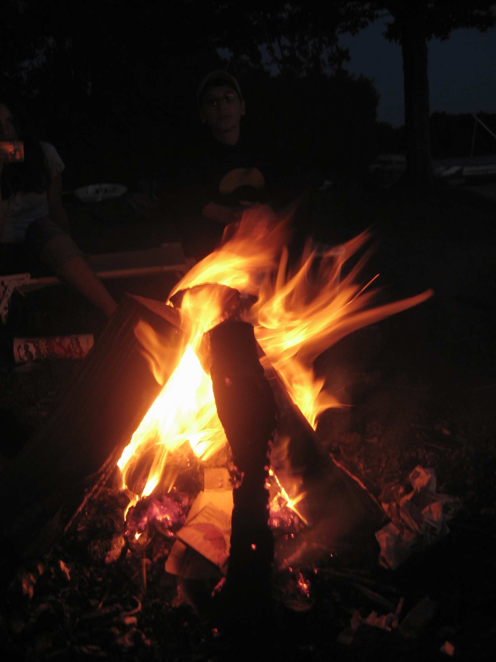 Wallpapers Nature Fires Feu au bord du lac Brome