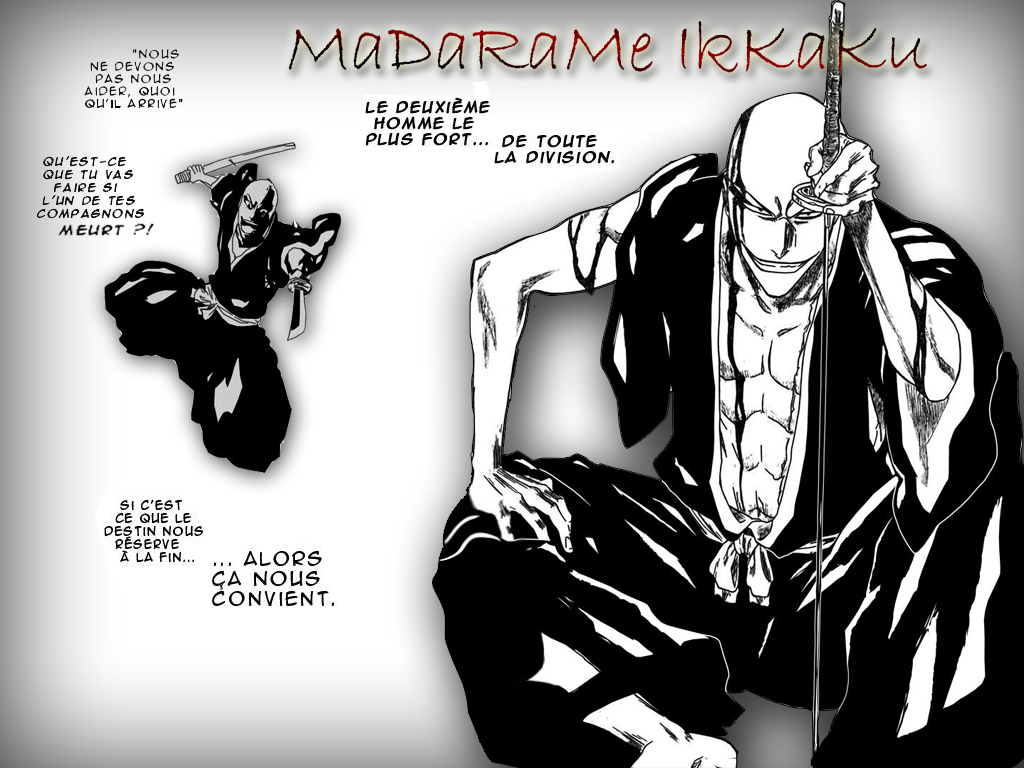 Fonds d'cran Manga Bleach madarame ikkaku