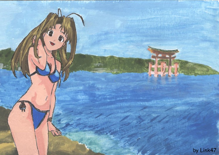 Fonds d'cran Art - Peinture Manga Naru  Miyajima