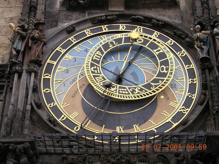 Fonds d'cran Constructions et architecture Dcorations Praga - Particolare orologio astronomico