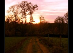 Fonds d'cran Nature Chemin de campagne,ce soir...