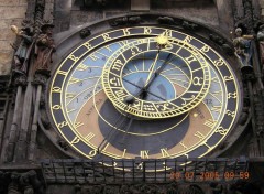 Wallpapers Constructions and architecture Praga - Particolare orologio astronomico