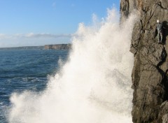 Fonds d'cran Nature Escalade en bord de mer