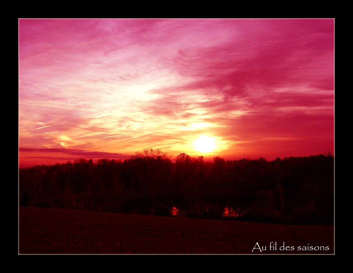 Wallpapers Nature Sunsets and sunrises Ciel de campagne