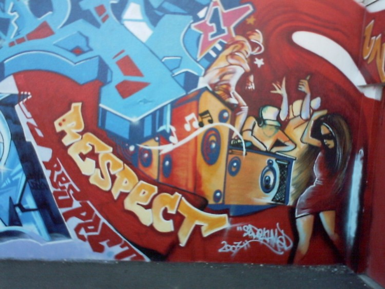 Wallpapers Art - Painting Graffitis graff sur faade ville d'Aulnay sous bois en rgion parisienne(((( equipe de jeune des 3000