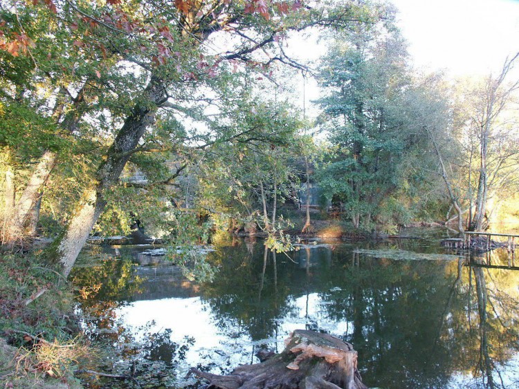 Fonds d'cran Nature Couchers et levers de Soleil Etang Port Brillet Mayenne