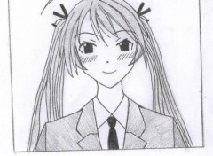 Fonds d'cran Art - Crayon asuna