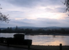 Fonds d'cran Nature Coucher de soleil sur seine!!